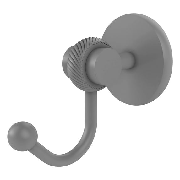 Satellite Orbit Two Collection Robe Hook with Twisted Accents