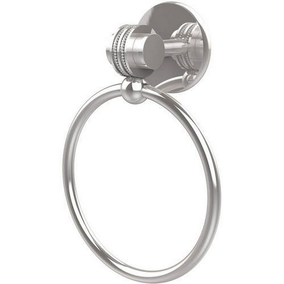 Satellite Orbit Two Collection Towel Ring with Dotted Accent in Polished Chrome