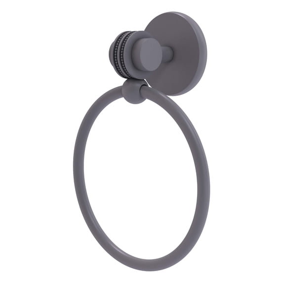 Satellite Orbit Two Collection Towel Ring with Dotted Accent