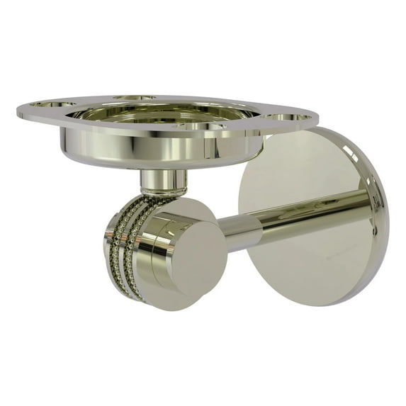 Satellite Orbit Two Collection Tumbler and Toothbrush Holder - Polished Nickel / Dotted