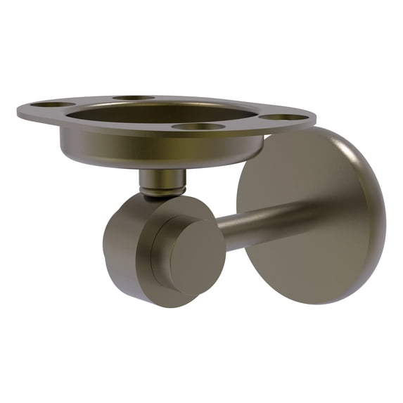 Satellite Orbit Two Collection Tumbler and Toothbrush Holder in Antique Brass