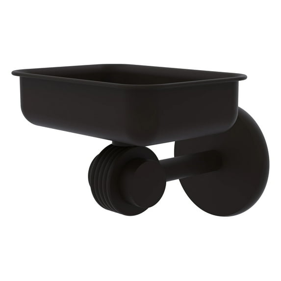 Satellite Orbit Two Collection Wall-Mounted Soap Dish with Groovy Accents (Build to Order)