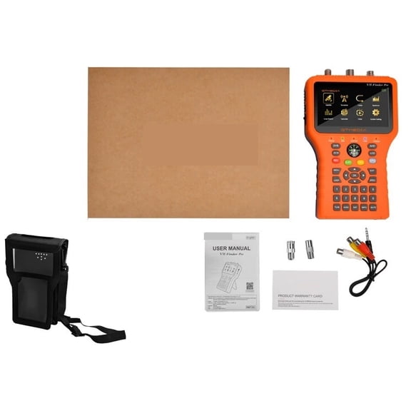 Satellite Signal Finder DVB-S2X/S2/S/T2/T/C AHD H.265 Meter Satellite 100% Original