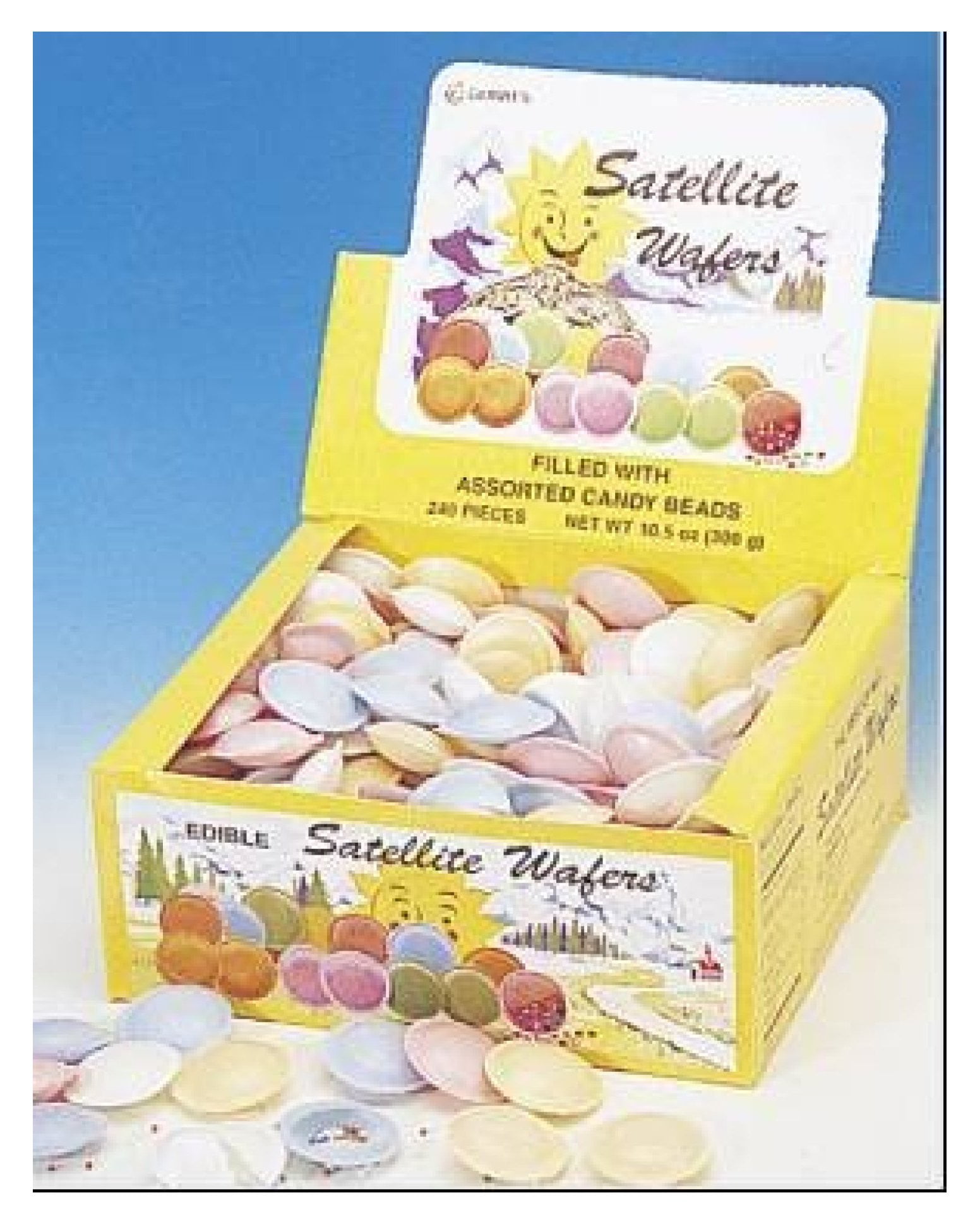Satellite Wafers Flying Saucers Candy Old Fashioned 240