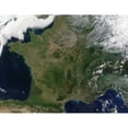 thumbnail image 1 of Satellite view of France Poster Print, 1 of 2