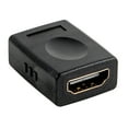thumbnail image 1 of SatelliteSale Digital HDMI Female to Female HDMI Coupler PVC Black Adaptor, 1 of 7