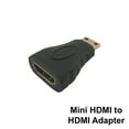 6ft Mini HDMI To HDMI Cable – 4K UHD @ 30Hz, Gold-Plated, PVC Shielded, By SatelliteSale