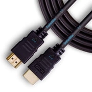 SatelliteSale Digital High-Speed 2.0 HDMI Cable 4K/60Hz 18Gbps PVC 2160p Universal Wire for Media Players, TVs, Monitors, Black Cord 3 feet