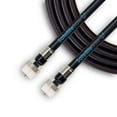 thumbnail image 1 of SatelliteSale Digital RG-6/U 75 Ohm Coaxial Cable with F-Type Waterproof Connectors Indoor/Outdoor Universal Wire Black Cord 100 feet, 1 of 8