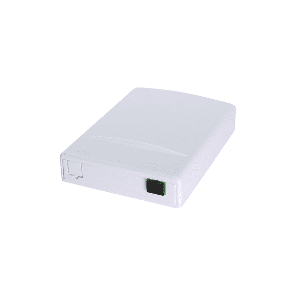 SatelliteSale Indoor Fiber Optic Outlet SC/APC, Single Mode OS1 Terminal, G657A1, 900m, Simplex, 1 Meter Pre-Terminated Fiber Included