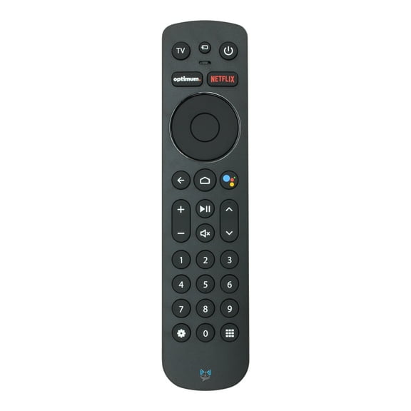 SatelliteSale Remote Control Replacement for Notus M2 Compatible with Optimum Stream Devices - Voice Activated, Bluetooth - Matte Black ABS Plastic RC with Batteries Included