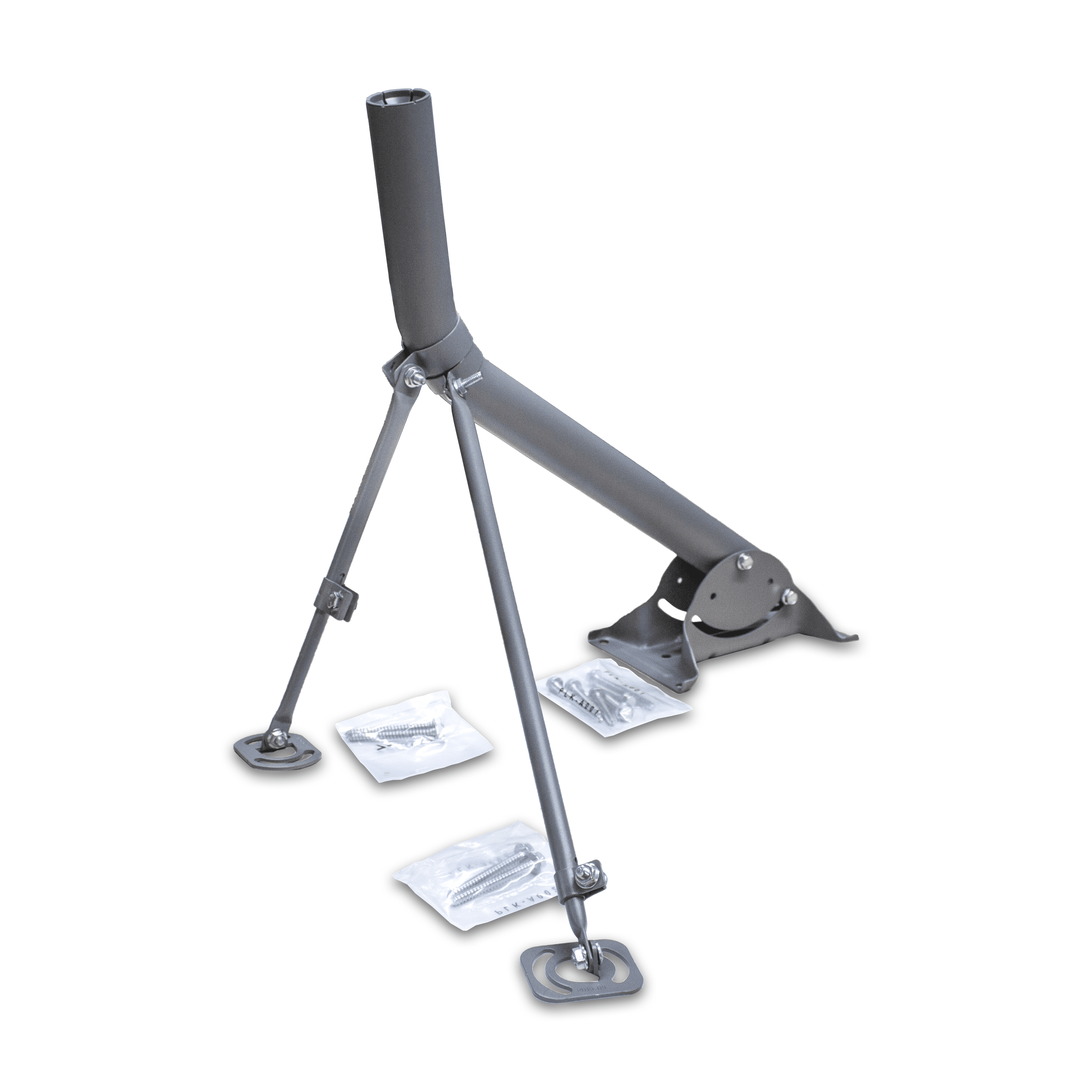 SatelliteSale Universal J Pipe Antenna Mast 2″ Outdoor With Monopoles for Mounting Satellite Dish HDTV