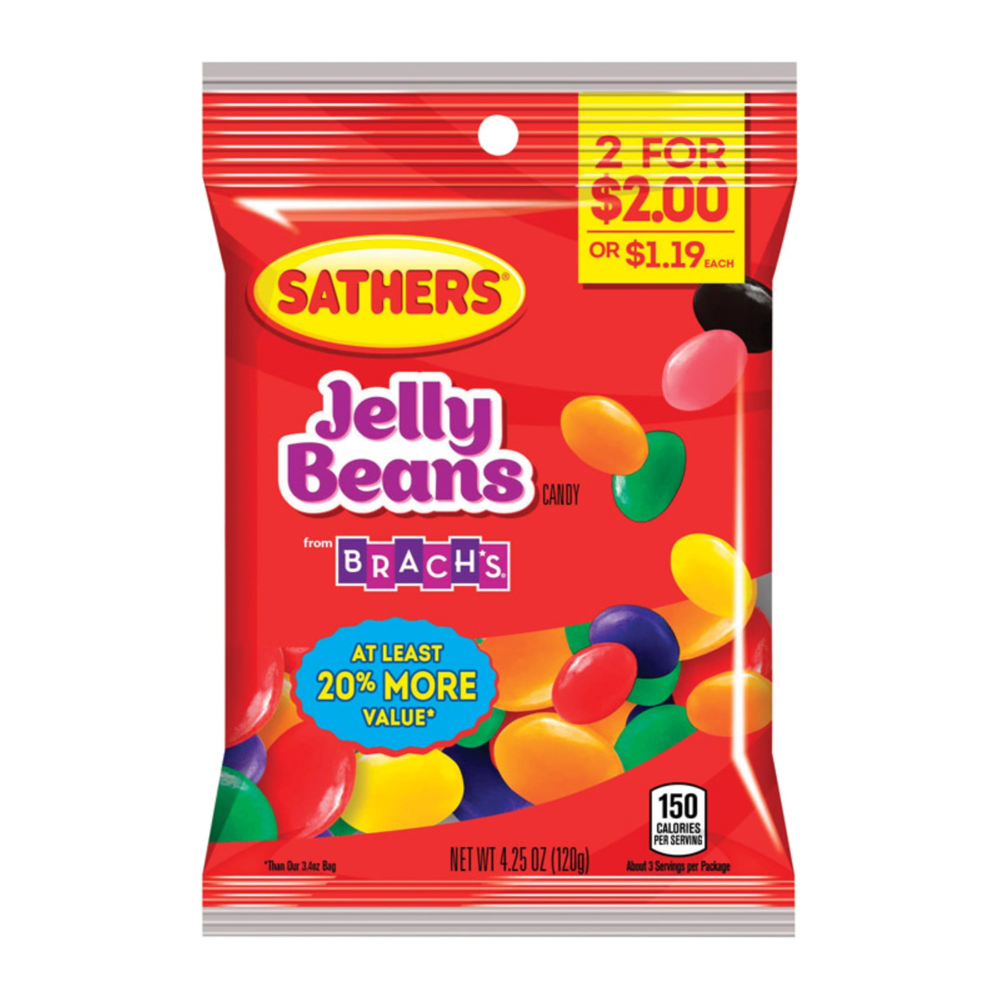 Sathers Brach's Fruity Jelly Beans 41/4 oz
