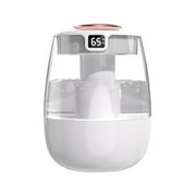 Satifyerpro2 Quiet Cool Mist Humidifiers With LED Light USB Double Spray Heavy Fogss Silent Digital Humidifier Multipurpose Humidifier Humidifiers For with Filter for Hard Water Warm Mist for Baby