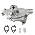 thumbnail image 1 of Satin Aluminum High Volume Short Water Pump for Chevy BBC 396 427 454 1955-1968, 1 of 4