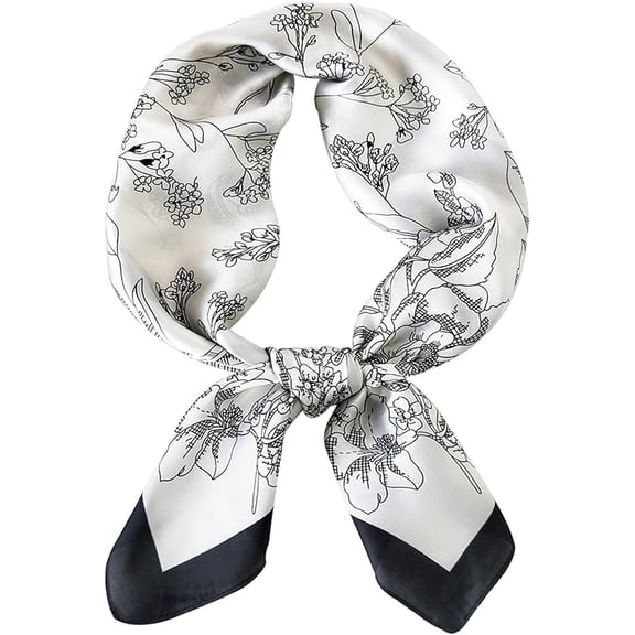 Satin Bandanas Head Scarf For Women Hair Scarves Accessories Lightweight Fashion Wrap Neck Silk Sleeping Headscarf