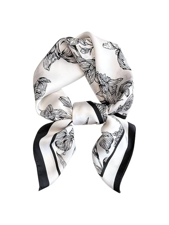 Satin Bandanas Head Scarf For Women Hair Scarves Accessories Lightweight Fashion Wrap Neck Silk Sleeping Headscarf