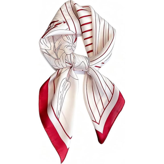 Satin Bandanas Head Scarf For Women Hair Scarves Accessories Lightweight Fashion Wrap Neck Silk Sleeping Headscarf