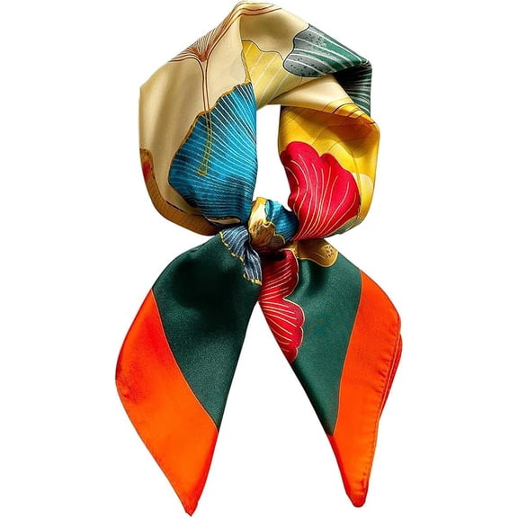 Satin Bandanas Head Scarf For Women Hair Scarves Accessories Lightweight Fashion Wrap Neck Silk Sleeping Headscarf