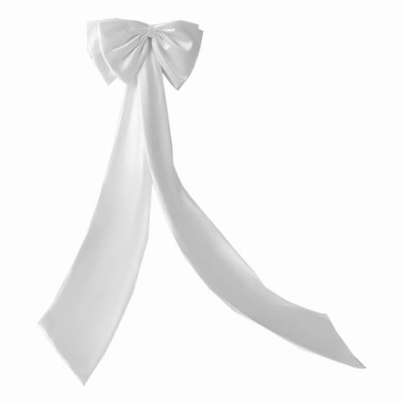 Satin Big Bow Detachable Train Large Sweep Design for Wedding Bridesmaids Dances Formal Events