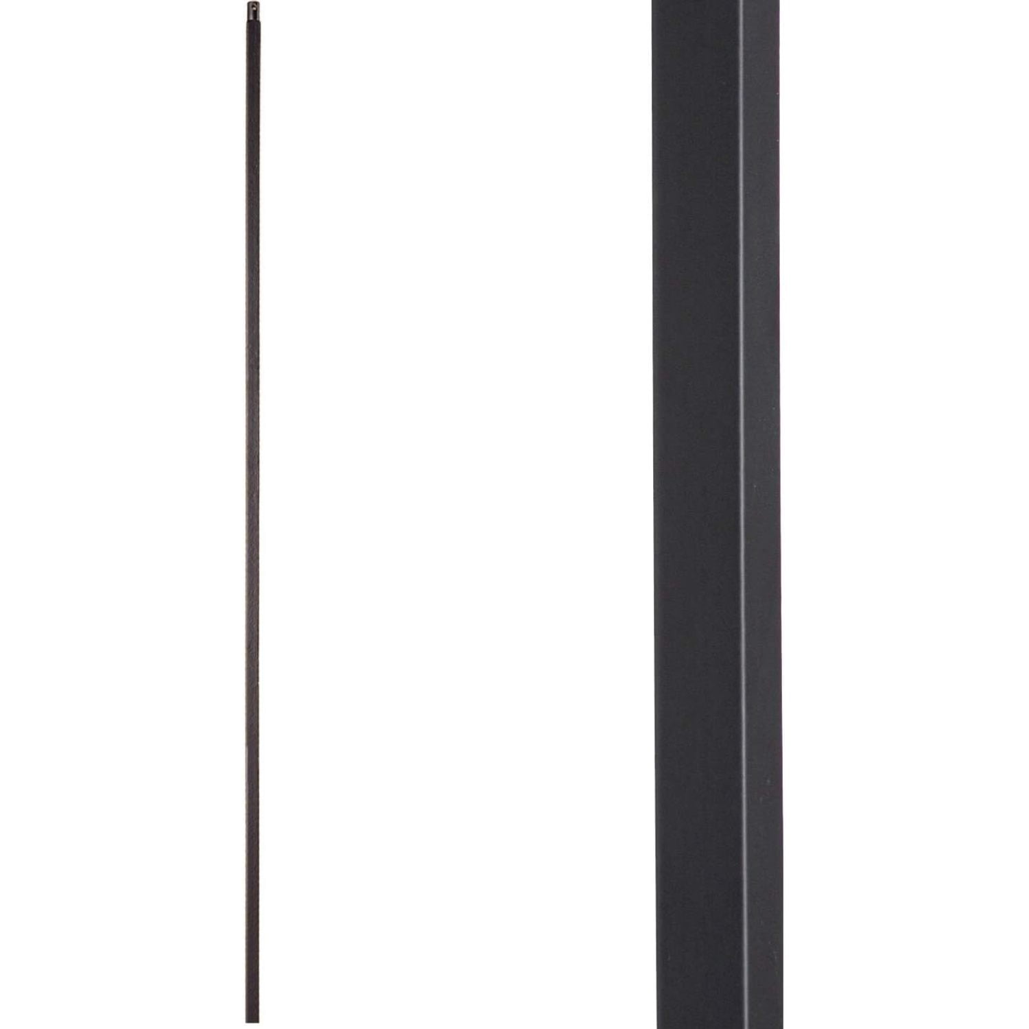 Satin Black 16.2.1-T Plain Straight Bar Hollow Iron Baluster for ...
