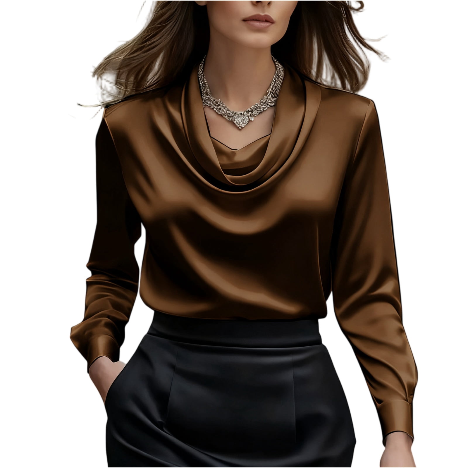 satin-blouses-for-women-dressy-business-casual-tops-elegant-cowl-neck