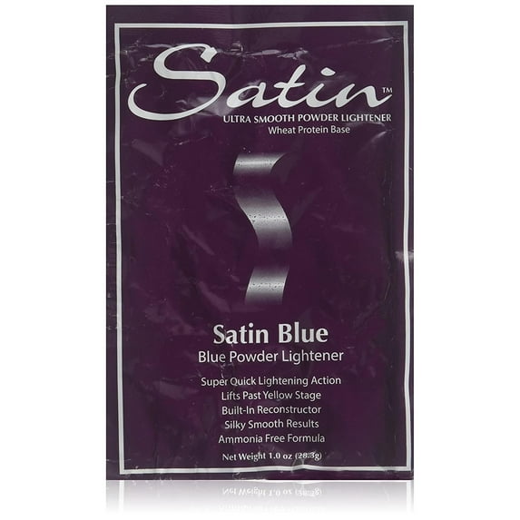 Satin Blue Bleach Powder Lightener 1 Oz,Pack of 2