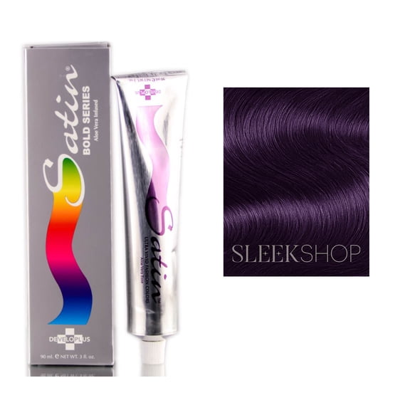 Satin Bold Series Aloe Vera Infused Hair Color - 3 oz - 5 Purple Violet