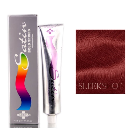 Satin Bold Series Aloe Vera Infused Hair Color - 3 oz - 6 Ruby Red