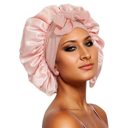 Satin Bonnet Silk Bonnet Adjustable Bonne For Sleeping Hair Bonnet With Tie Band Bonnets For Women Men