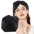Satin Silk Sleep Cap For Women Extra Large Reversible Adjustable Satin Cap