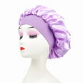 thumbnail image 1 of Satin Bonnet Silk Bonnet for Sleeping, Bonnets for Black Women Bonnet for Sleeping Large Sleep Cap, Wide Soft Band Bonnet for Curly Hair, 1 of 1