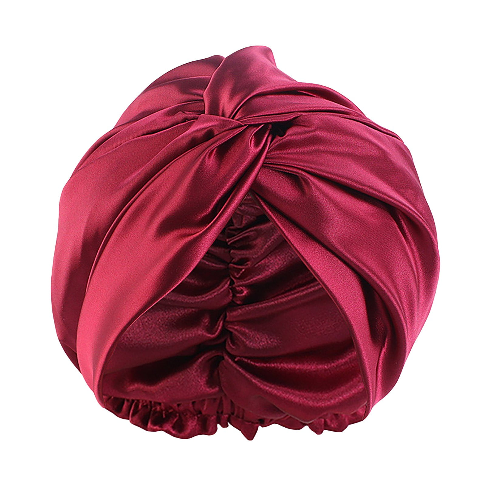 Satin Silk Sleep Cap For Women Extra Large Reversible