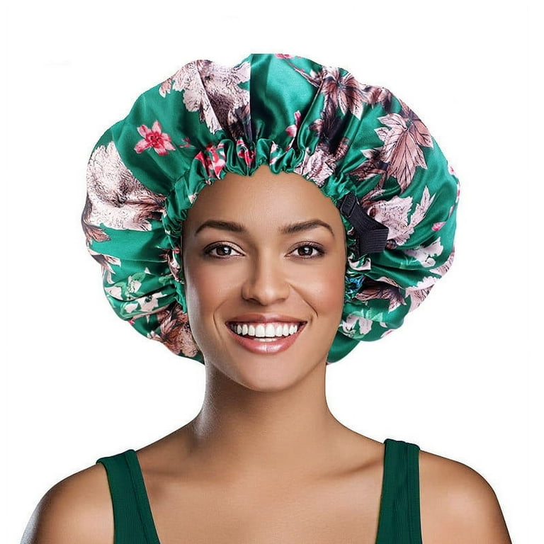 Satin Bonnet Sleep Bonnet Cap, Extra Large, Double Layer