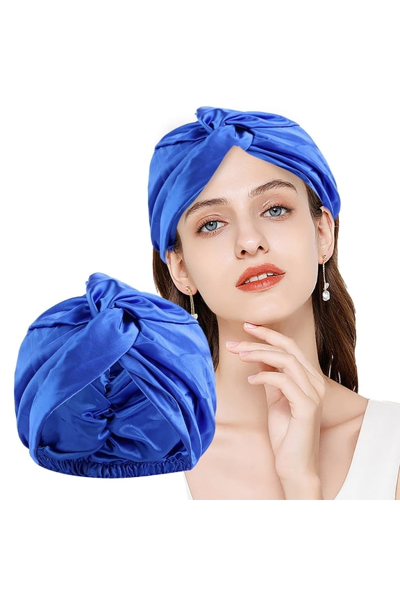 Satin Bonnet for Women Sleep Cap with Reversible Design and Adjustable Fit – Extra Large Satin Cap for Delicate Hair and Curl Definition