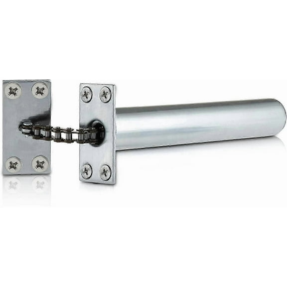 Satin Chrome Concealed Door Closer for Interior Doors, Soft Close, Soft Close, Automatic Internal Door Closer