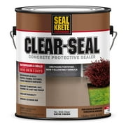 Satin Clear, Seal-Krete Clear-Seal Concrete Protective Sealer, 1 Gal