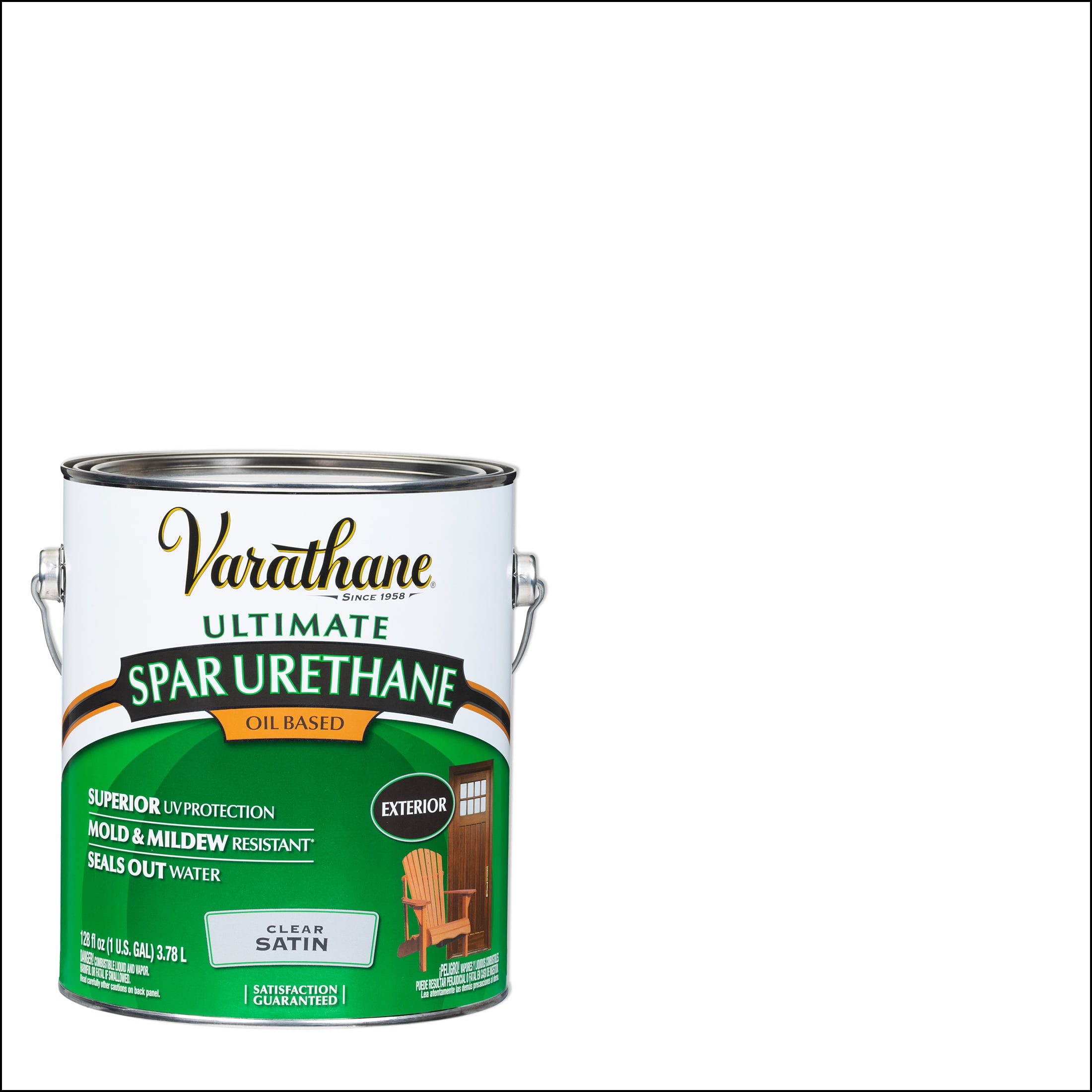 Satin Clear, Varathane Exterior Wood Ultimate Spar Urethane OilBased
