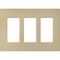 thumbnail image 1 of Lutron Claro 3 Gang Decorator/Rocker Wallplate, Matte, Desert Stone 1-Pack  SC-3-DS, 1 of 2
