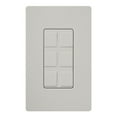 thumbnail image 1 of Lutron Sc-6Pf Claro 6-Port Frame, Field Customizable, Fits Decorator-Style Wall Plates -, 1 of 3