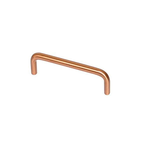Satin Copper Cabinet Hardware Wire Handle Pull - 96MM Hole Centers