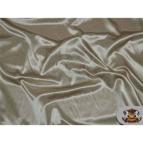Satin Crepe Solid Fabric SAND / 60" Wide / Sold by the yard