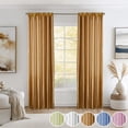 thumbnail image 1 of Satin Curtains for Living Room and Bedroom with Decorative Window Screens for Elegant Room Decor and Light Filtering Perfect for Home Decor and Holiday Party Wedding Decorations Topliu, 1 of 8
