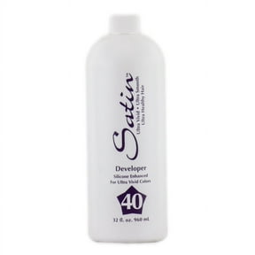 Satin Developer 40 Volume - Silicone Enhanced For Ultra Vivid Color (32 oz)