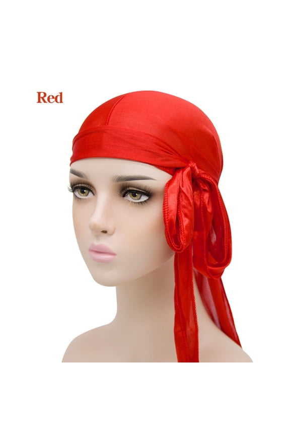 Satin Durag Pack for Men Women Silk Do Rag Headwear Comfortable Breathable Stylish Accessory
