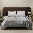thumbnail image 1 of Satin Duvet Cover, Luxury Hotel Style Bedding, Hidden Zipper Closure Soft Fabric, Home Bedroom Upgrade, for Adults, 1 of 6
