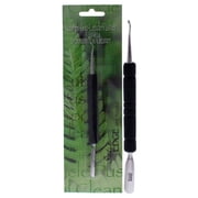 Satin Edge Rubber Grip Cuticle Pusher and Spoon Nail Cleaner, 1 Pc Cuticle Pusher
