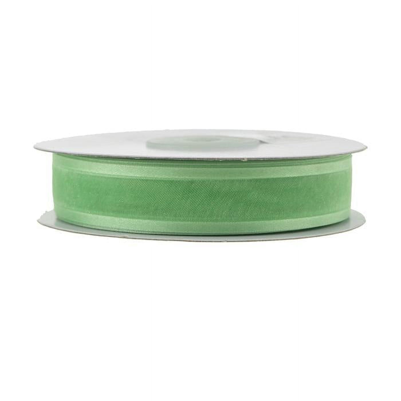 Satin-Edge Sheer Organza Ribbon, 7/8-Inch, 25-Yard - Mint Green ...