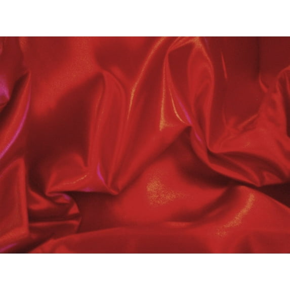 Satin FABRIC 10 YARDS OF 100% Satin 60 inch WIDE 15 COLOR Tablecloth By the Yard", (Color: Red)