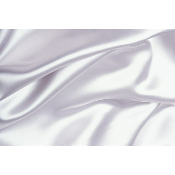 Satin FABRIC 10 YARDS OF 100% Satin 60 inch WIDE 15 COLOR Tablecloth By the Yard", (Color: White)